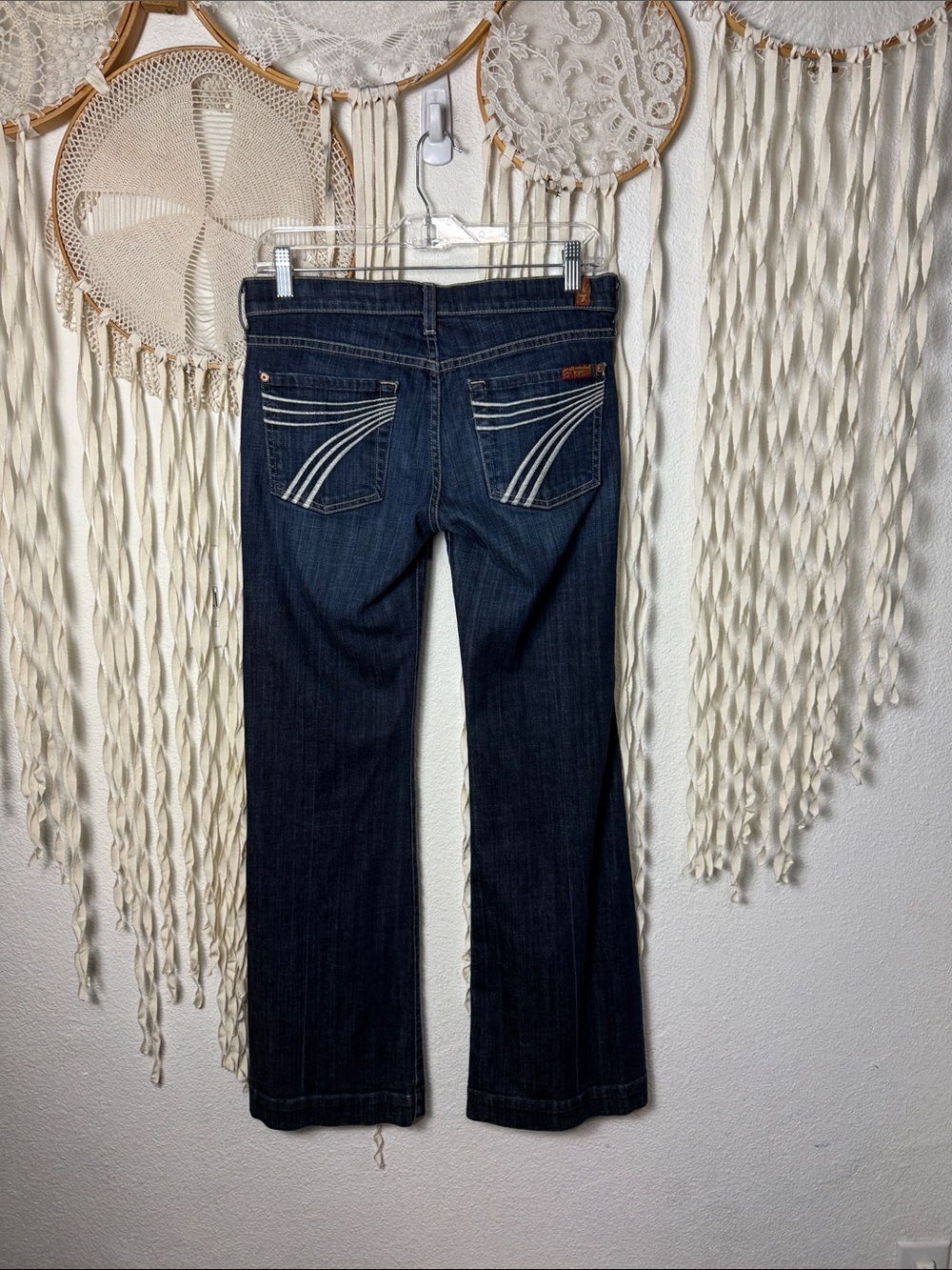 7FAM | 7 For All Mankind Dojo Mid Rise Flare Bootcut Denim Size 27